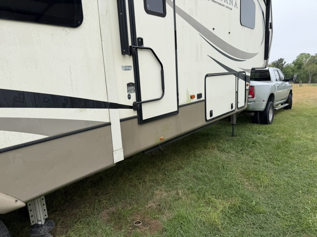 Centex Transport hotshot truck and gooseneck trailer on the highway